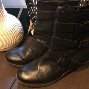 Crown Vintage Moto Boot w/buckle